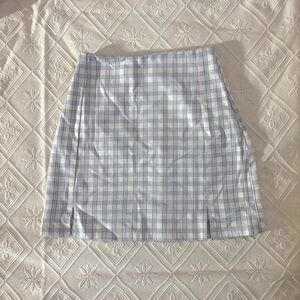 Brandy Melville Clara Plaid Mini Skirt